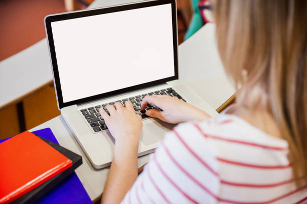 istock Female student typing on laptop 846082238