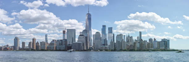 istock Manhattan financial district panorama 846082360
