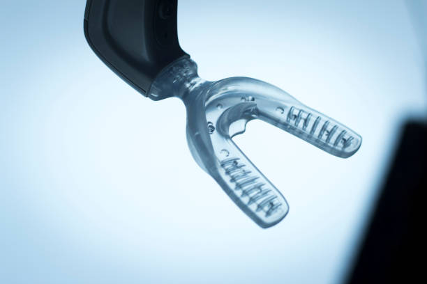 istock Teeth invisible brackets orthodontic dental tooth vibrator to accelerate orthodontics alignment straightening dentist treatment. 846087472