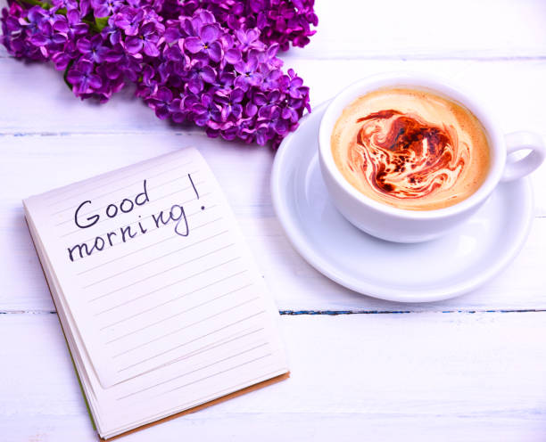 istock notepad with the inscription of good morning 846103804