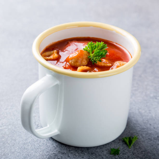 Homemade tomato soup
