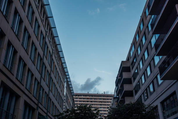 istock office buildings with copy space in the middle 846109948