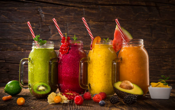 istock Healthy fresh smoothies with ingredients 846113654