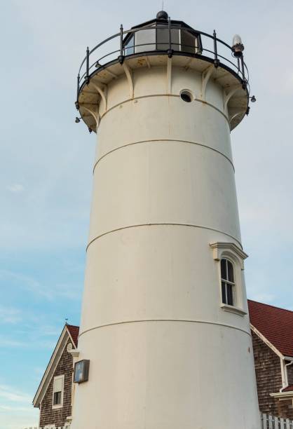 istock Interesting perspective of historic lighthouse in New England emphasizes its size 846116718