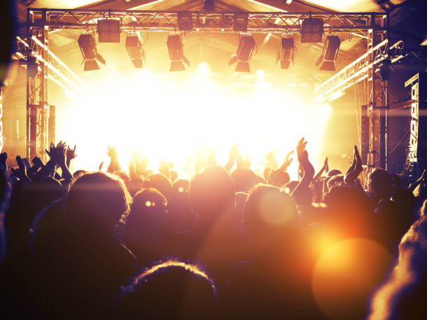 istock Concert crowd in front of a live stage 846127340
