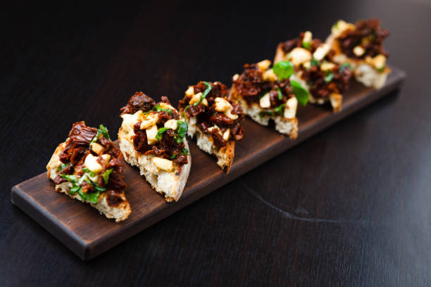 istock Bruschetta with sundried tomatoes 846128294
