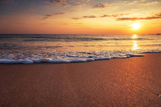 istock Beautiful tropical sunrise on the beach 846128616