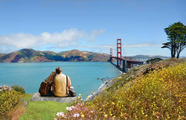 istock Couple enjoying time together  summer vacation trip. 846131430