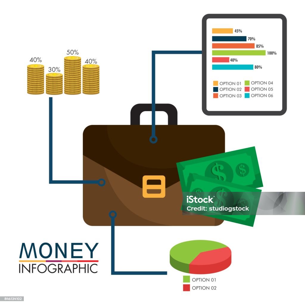 Design Save Money Saving Money Design Stock Illustration - Download Image Now ...