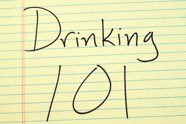 istock Drinking 101 On A Yellow Legal Pad 846146226