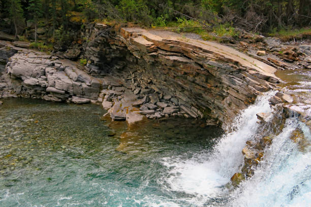 istock Sheep River falls in late summer, low water 846148132