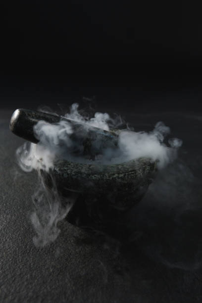 istock Smoke in pestle and mortar 846151600