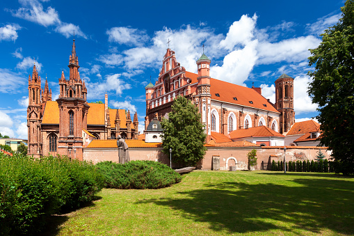 Church of st. anne and bernardine monastery, Vilnius, Lithuania