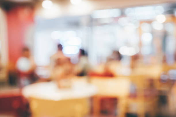 istock Abstract blur Ice Cream, Coffee shop background with bokeh 846158380