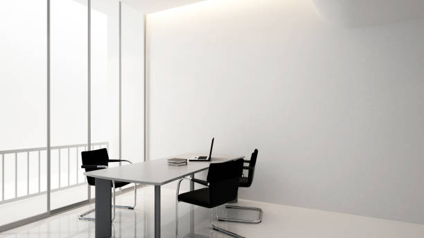 istock Meeting room in office building - 3D Rendering 846161718
