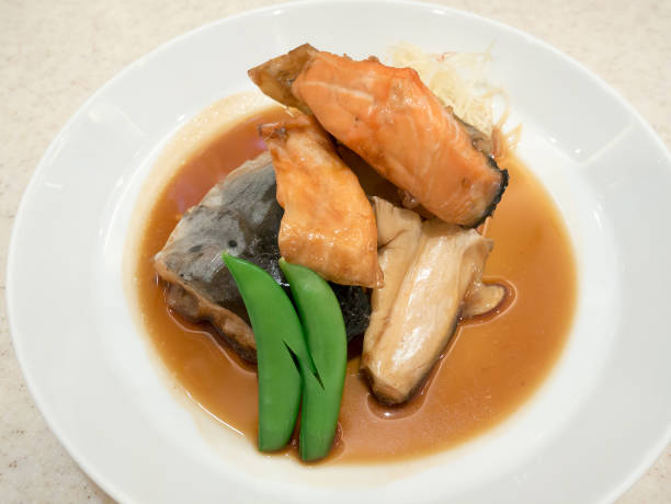 istock salmon with japanese sauce 846168976