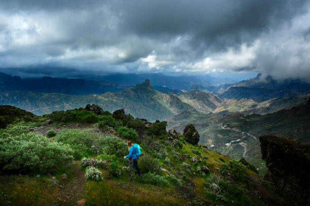 istock hiking Grand Canary mountains 846175422