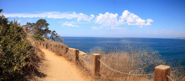 zona costeira de la jolla cove - la jolla cove - fotografias e filmes do acervo