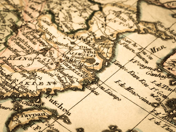 istock Old map Coastal area of China 846189930
