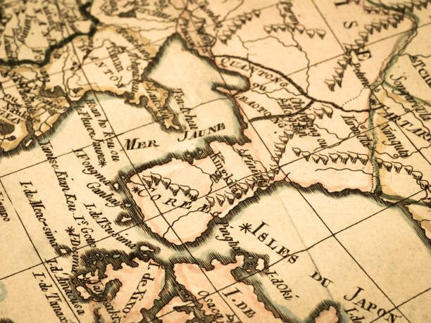 istock Old map Korean Peninsula and East Asia 846192420