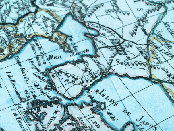 istock Old map Korean Peninsula and East Asia 846192446