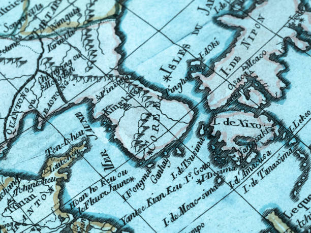 istock Old map Korean Peninsula and East Asia 846192568