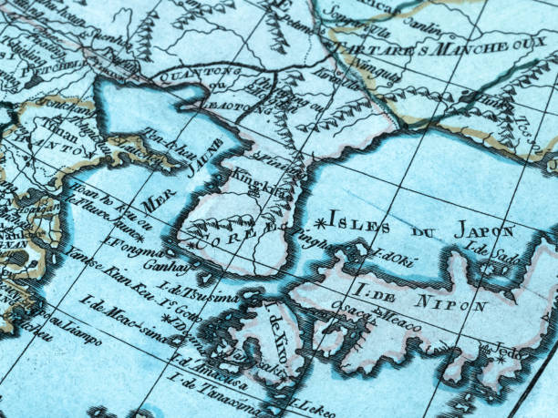 istock Old map Korean Peninsula and East Asia 846192614