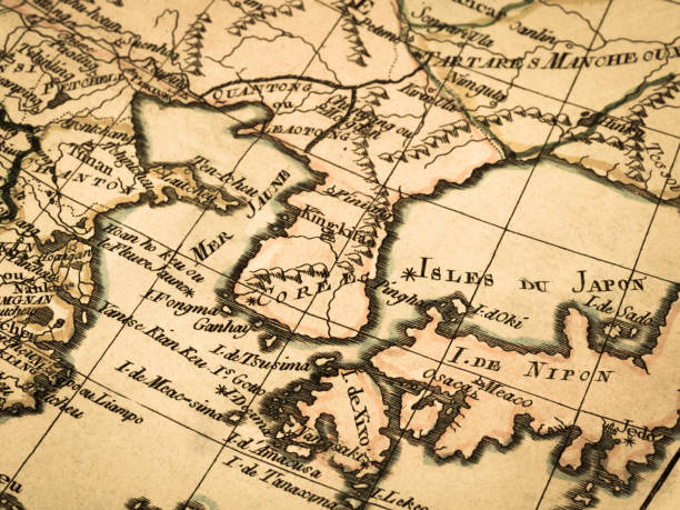 istock Old map Korean Peninsula and East Asia 846192640