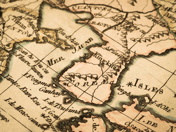 istock Old map Korean Peninsula and East Asia 846192686