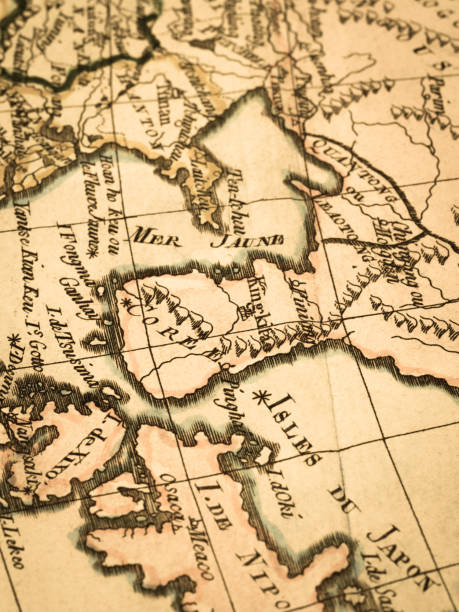 istock Old map Korean Peninsula and East Asia 846192760