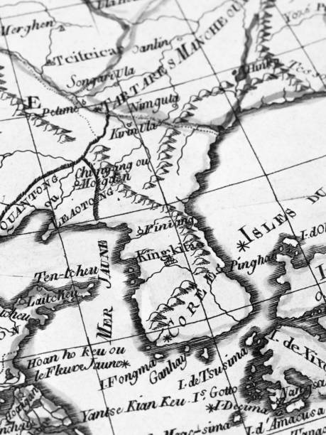 istock Old map Korean Peninsula and East Asia 846192794