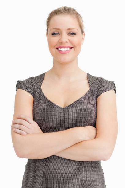 istock Woman standing with crossed arms 846193238