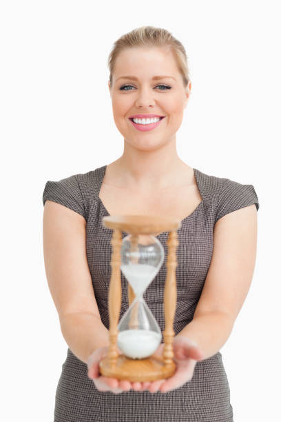 istock Woman showing a hourglass 846193266