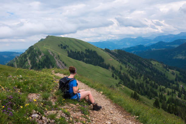 istock female hiker enjoying view in the german Alps 846204742
