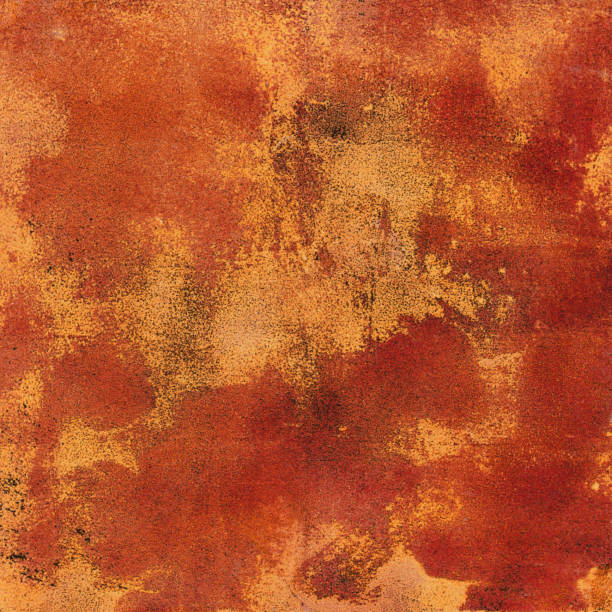 istock Grungy mottled orange background 846205044