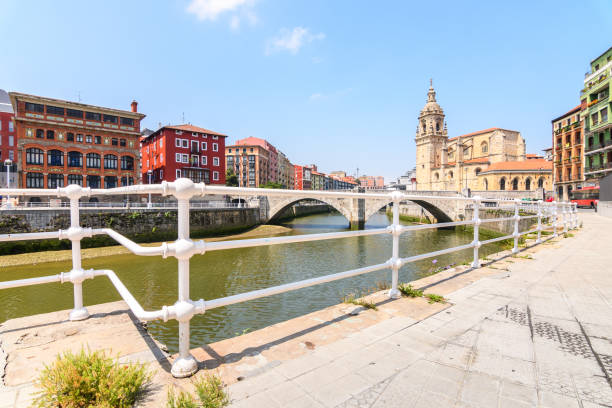 istock Bilbao old town view on sunny day, Spain 846211858