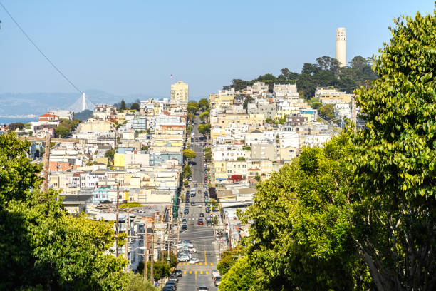 istock panoramic views of san francisco slope streets, california 846212078