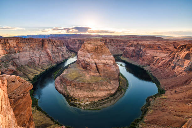 istock amazing sundown at horseshoe bend, arizona 846214322