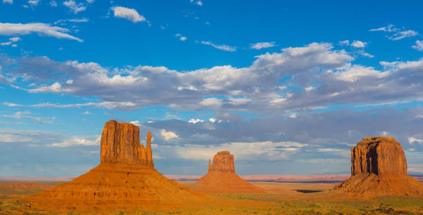 istock Beautiful Monument Valley, Arizona, scenery, under warm sunset light 846221306