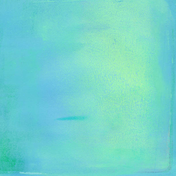 istock Turquoise blue and bright neon green textured background 846221386