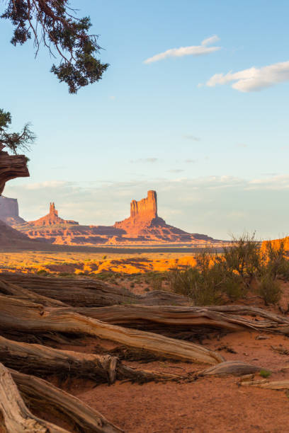 istock Beautiful Monument Valley, Arizona, scenery, under warm sunset light 846222238