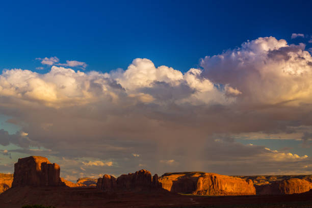 istock Beautiful Monument Valley, Arizona, scenery, under warm sunset light 846222276