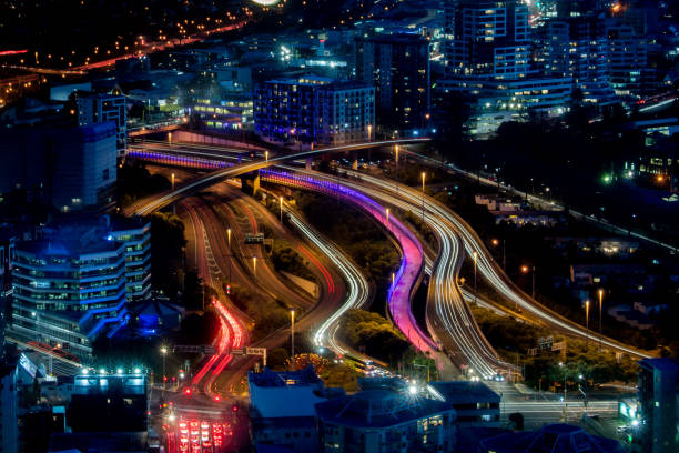 istock Auckland Night view aerial panorama 846228800