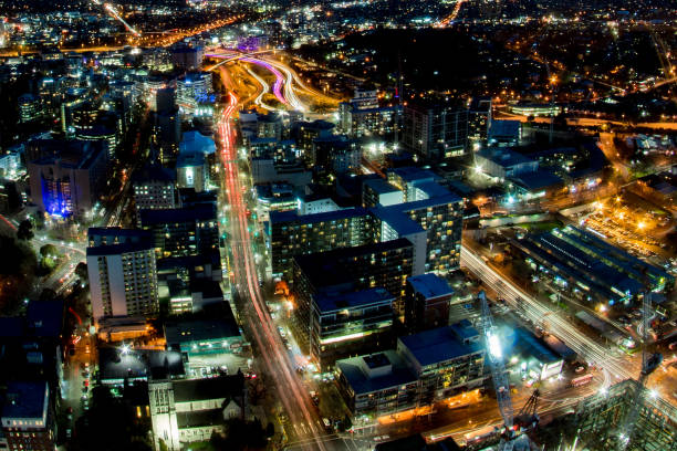 istock Auckland Night view aerial panorama 846228852