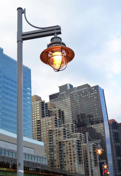 istock streetlamp and city skyline 846228930