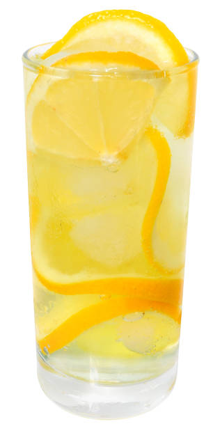 istock Cocktail with orange juice and ice cubes isolated 846228976