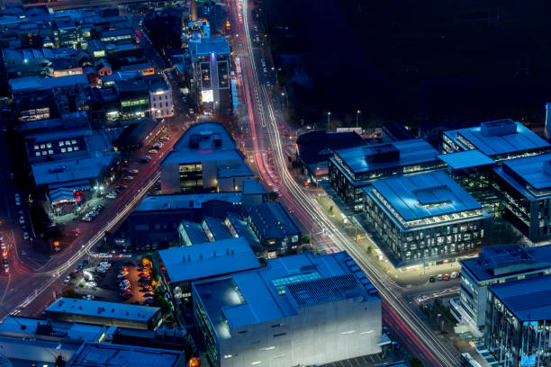 istock Auckland Night view aerial panorama 846229114