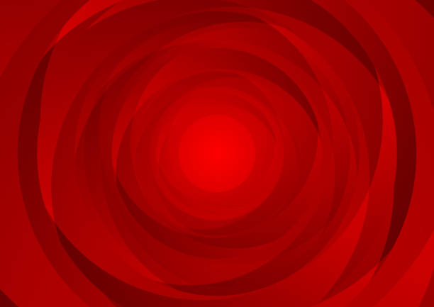 추상 붉은 소용돌이 서클 기술 기업 배경 - backgrounds abstract swirl red stock illustrations