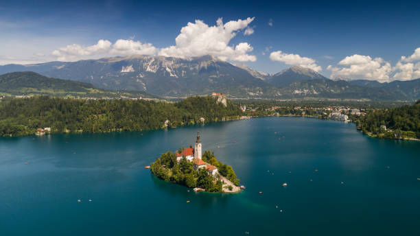 istock Church of the Assumption, Bled, Slovenia 846232448