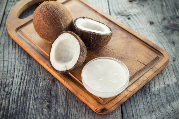 istock Fresh Coconut and coconut oil 846240348